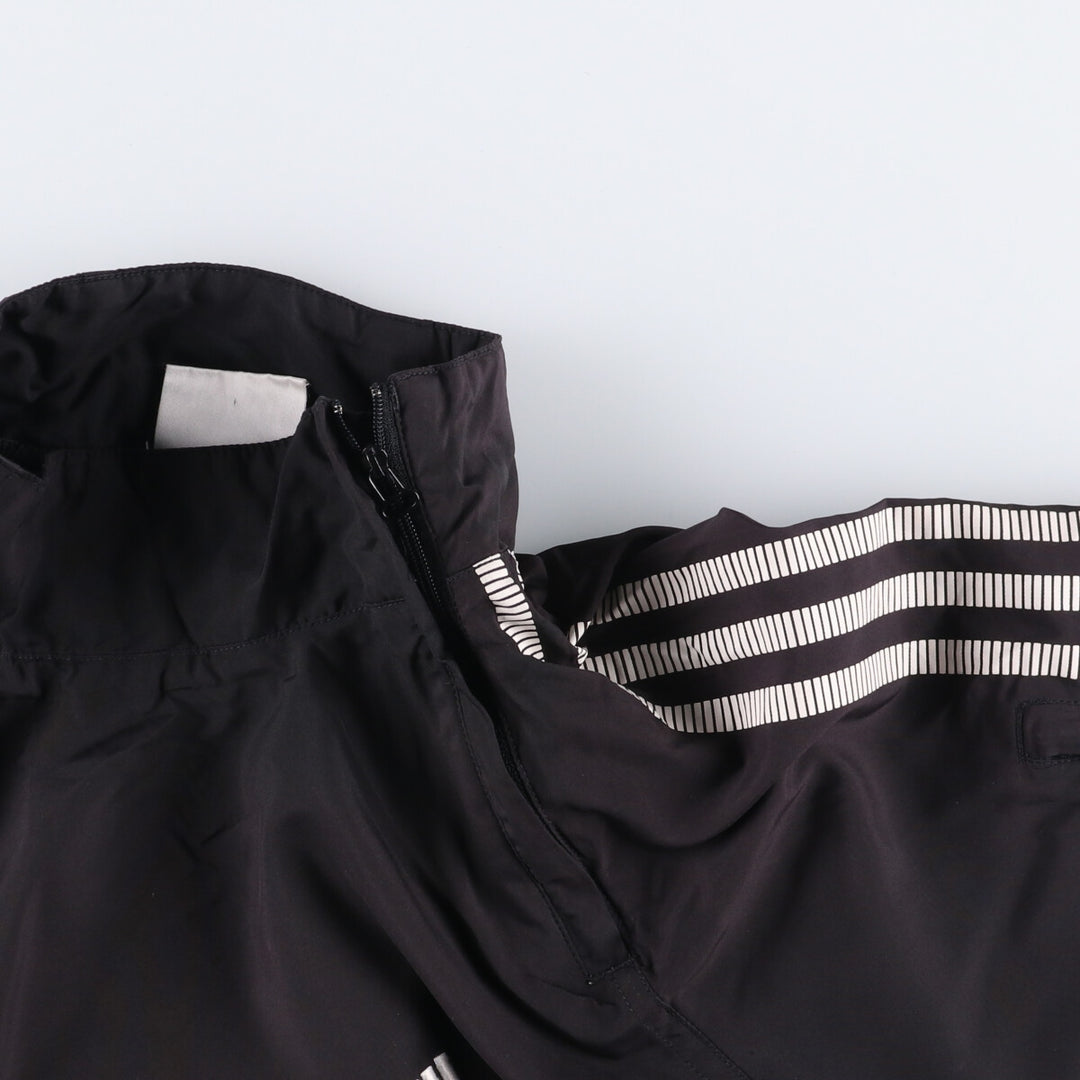 00'S Adidas Half Zip Warm Up Pullover Men's M unclear black type Vintage Second Hand