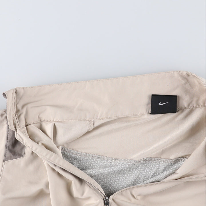 Nike Golf Half Zip Warm-up Pullover, Men's M polyester Vintage Second Hand