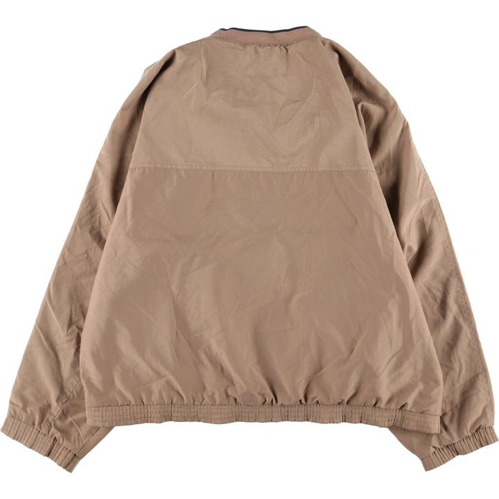 90'S Reebok Golf Warm-Up Pullover, Men's XL, Vintage unclear beige type brown Vintage Second Hand