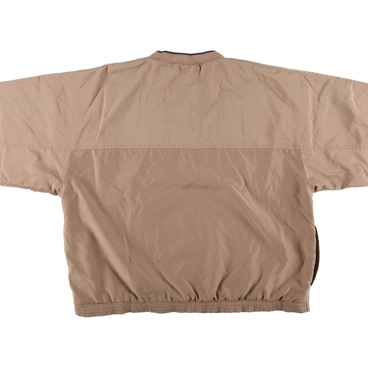 90'S Reebok Golf Warm-Up Pullover, Men's XL, Vintage unclear beige type brown Vintage Second Hand