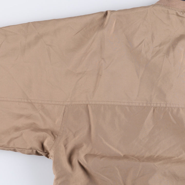 90'S Reebok Golf Warm-Up Pullover, Men's XL, Vintage unclear beige type brown Vintage Second Hand