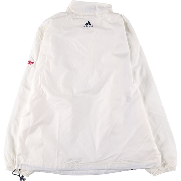 90'S Adidas France 98 FIFA World Cup Half Zip Nylon Pullover Men's XL Vintage Nylon white type Vintage Second Hand