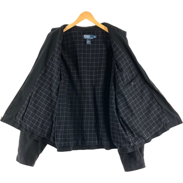 Ralph Lauren POLO by Ralph Lauren Swing Top Sports Jacket Men's XL polyester black type Vintage Second Hand