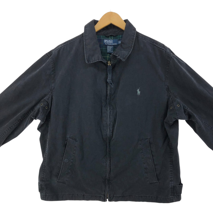 Ralph Lauren POLO by Ralph Lauren Swing Top Sports Jacket Men's XL cotton black type Vintage Second Hand