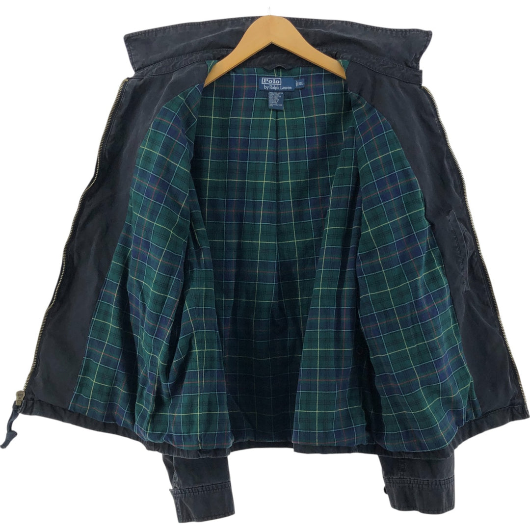 Ralph Lauren POLO by Ralph Lauren Swing Top Sports Jacket Men's XL cotton black type Vintage Second Hand