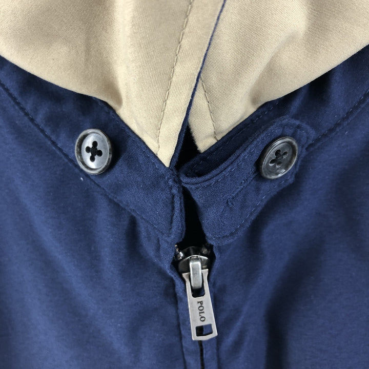 Ralph Lauren POLO by Ralph Lauren Swing Top Sports Jacket Men's XL polyester navy blue type Vintage Second Hand