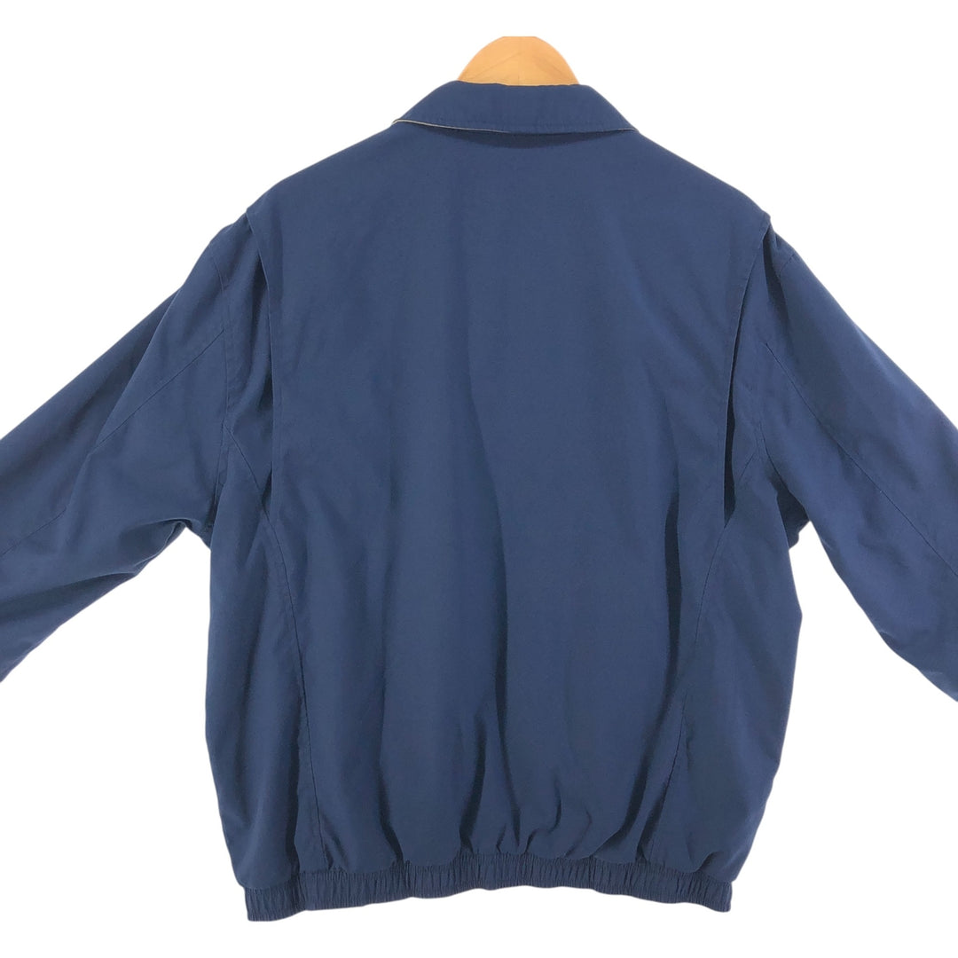 Ralph Lauren POLO RALPH LAUREN Swing Top Sports Jacket Men's L size polyester navy blue type Vintage Second Hand