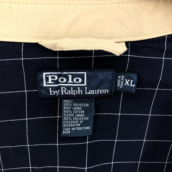 Ralph Lauren POLO by Ralph Lauren Swing Top Sports Jacket Men's XL polyester Beige type Vintage Second Hand