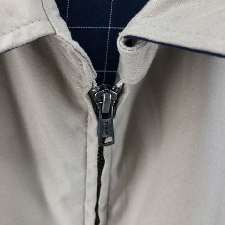 Ralph Lauren POLO by Ralph Lauren Swing Top Sports Jacket Men's XL polyester Beige type Vintage Second Hand