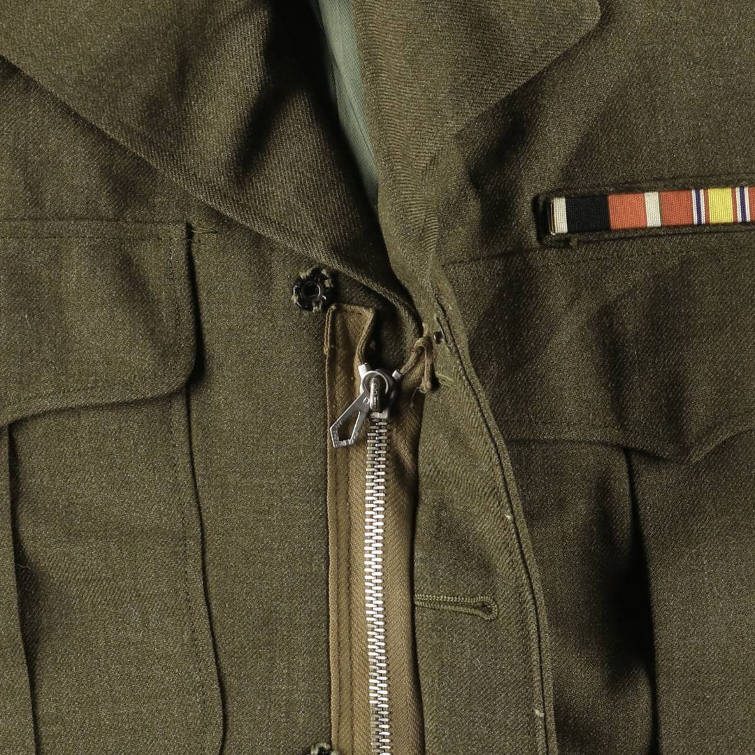 Ike Jacket Military Field Jacket 38 unclear Khaki type Vintage Second Hand