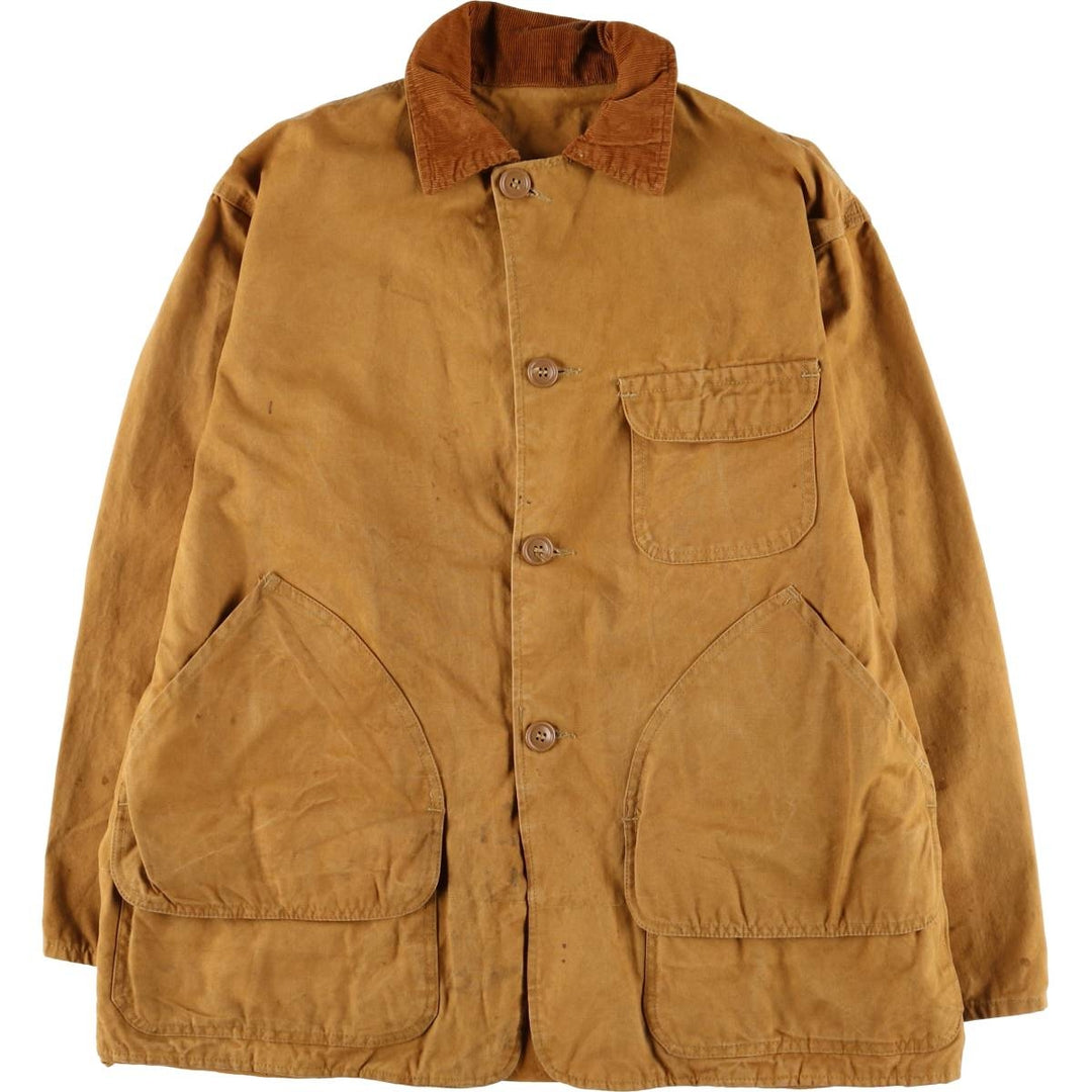 60'S HAWTHORNE WESTERN FIELD Hunting Jacket, Men's Size L, Vintage unclear brown type Vintage Second Hand