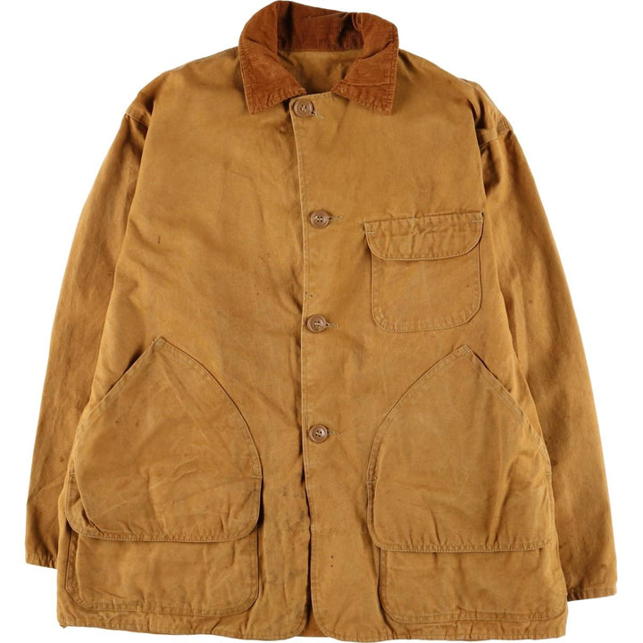 60'S HAWTHORNE WESTERN FIELD Hunting Jacket, Men's Size L, Vintage unclear brown type Vintage Second Hand