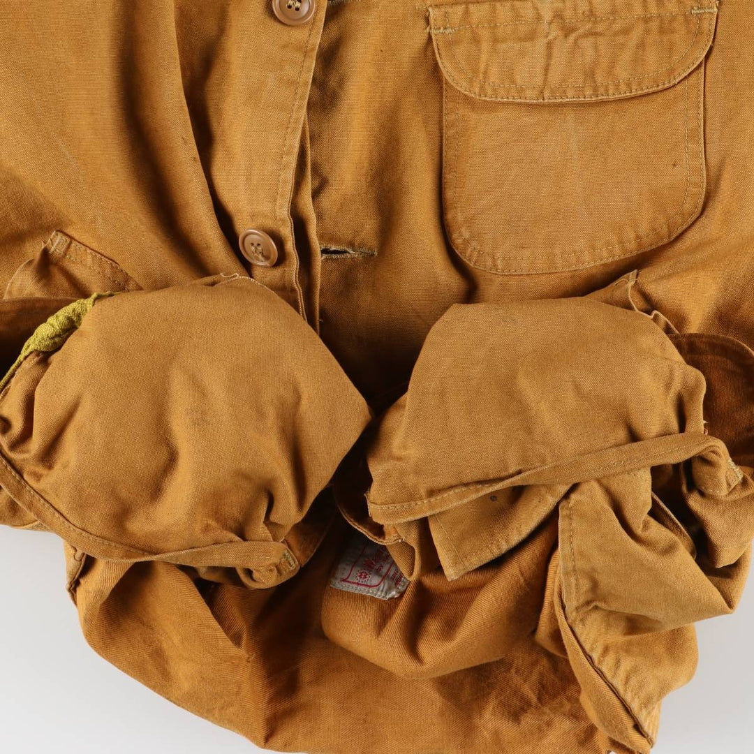 60'S HAWTHORNE WESTERN FIELD Hunting Jacket, Men's Size L, Vintage unclear brown type Vintage Second Hand