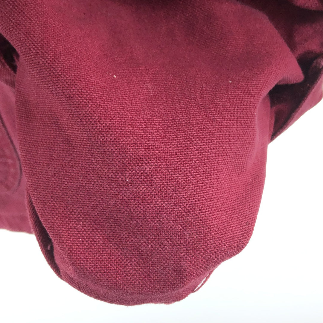 80'S LLBean Duck Hunting Jacket Made in USA Men's M Size Vintage cotton bordeaux Vintage Second Hand