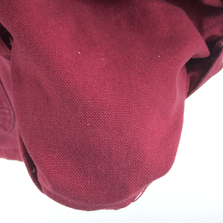 80'S LLBean Duck Hunting Jacket Made in USA Men's M Size Vintage cotton bordeaux Vintage Second Hand