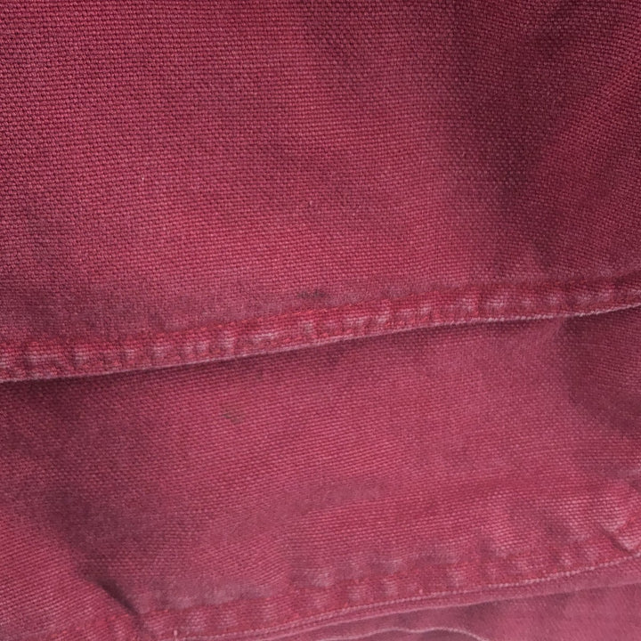 80'S LLBean Duck Hunting Jacket Made in USA Men's M Size Vintage cotton bordeaux Vintage Second Hand