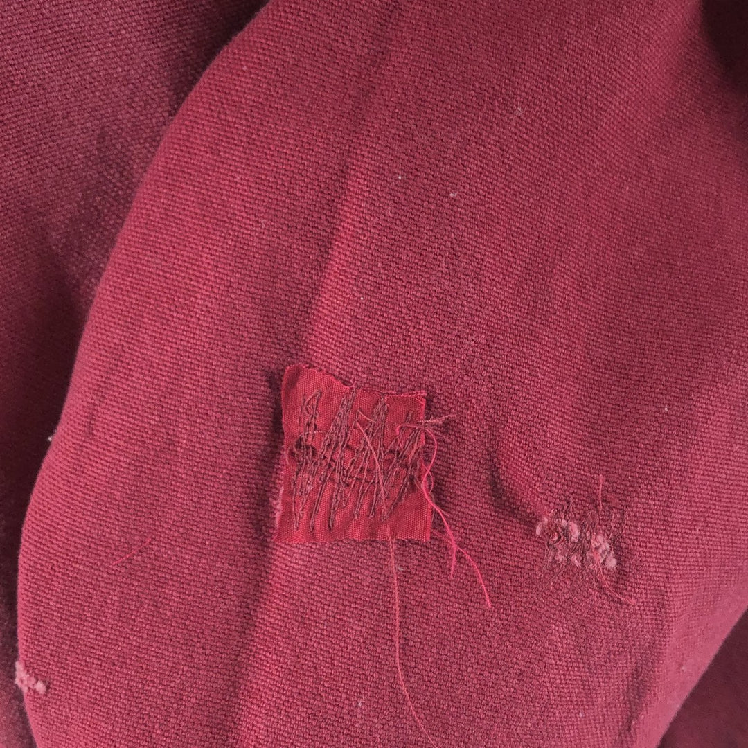 80'S LLBean Duck Hunting Jacket Made in USA Men's M Size Vintage cotton bordeaux Vintage Second Hand