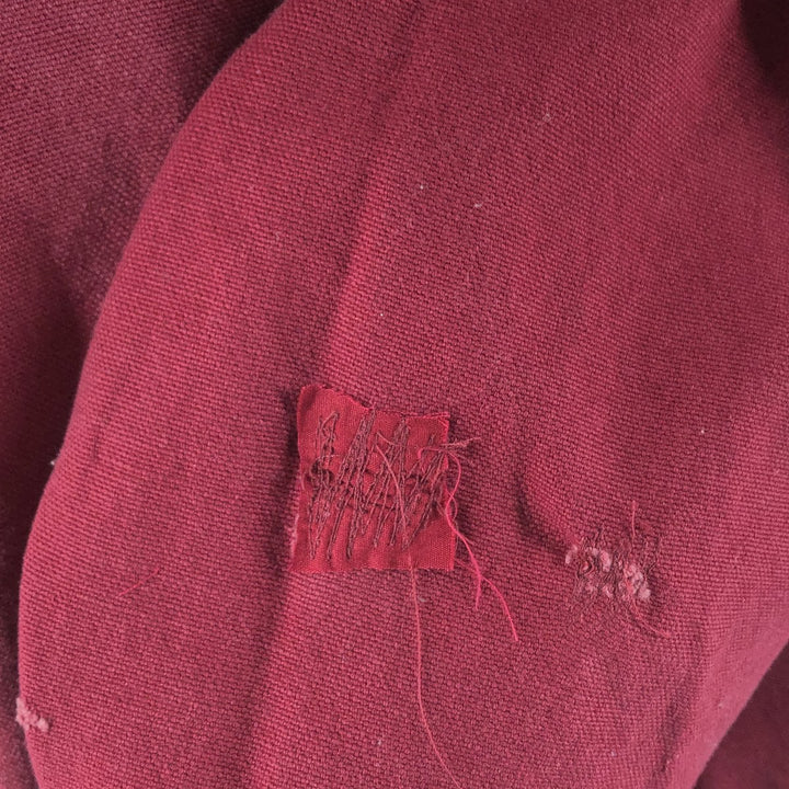 80'S LLBean Duck Hunting Jacket Made in USA Men's M Size Vintage cotton bordeaux Vintage Second Hand