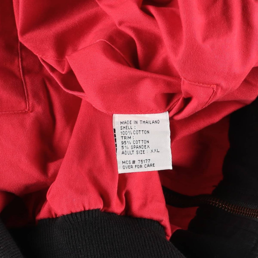 Marlboro reversible cotton blouson, men's XXL size, vintage cotton black type Vintage Second Hand