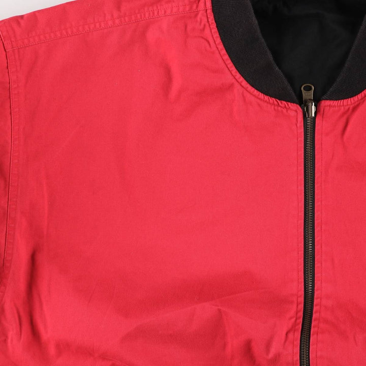 Marlboro reversible cotton blouson, men's XXL size, vintage cotton black type Vintage Second Hand