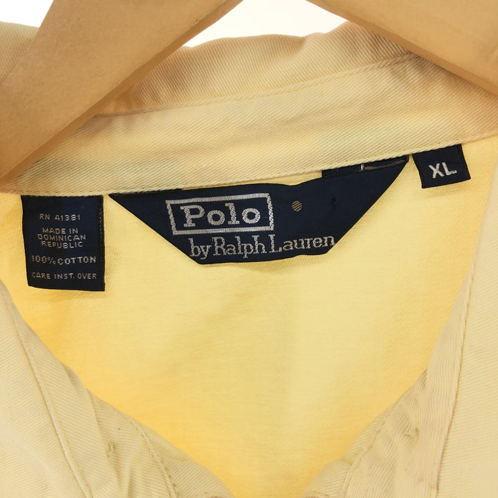 Ralph Lauren POLO by Ralph Lauren Swing Top Sports Jacket Men's XL cotton yellow type Vintage Second Hand