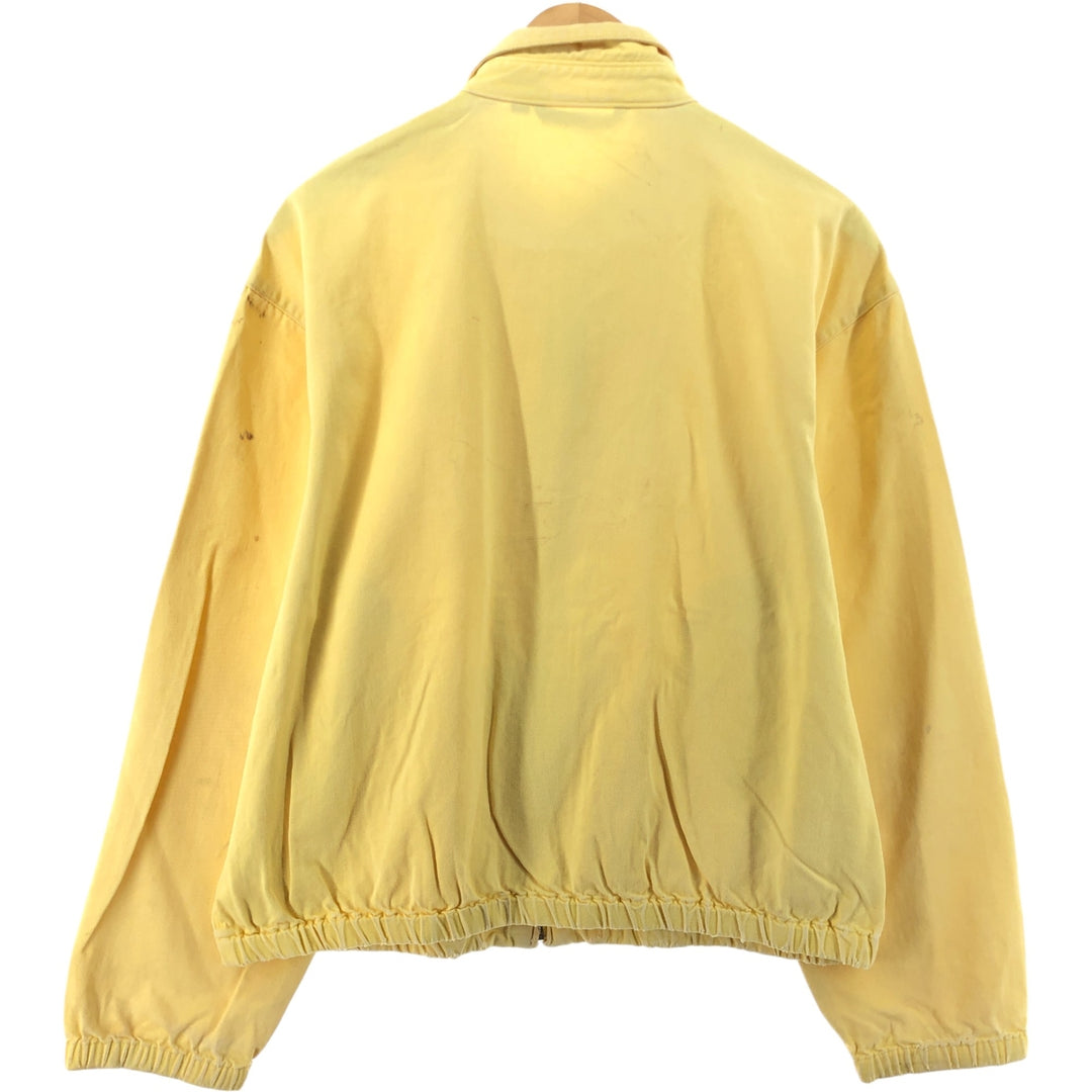 90'S Ralph Lauren POLO by Ralph Lauren swing top sports jacket, men's size L, vintage unclear yellow type Vintage Second Hand