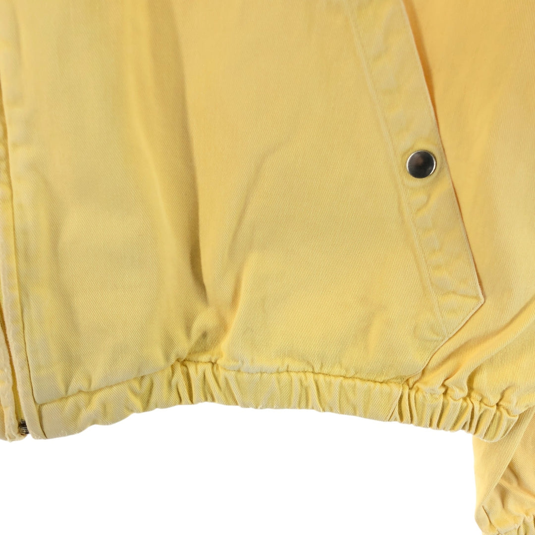 90'S Ralph Lauren POLO by Ralph Lauren swing top sports jacket, men's size L, vintage unclear yellow type Vintage Second Hand