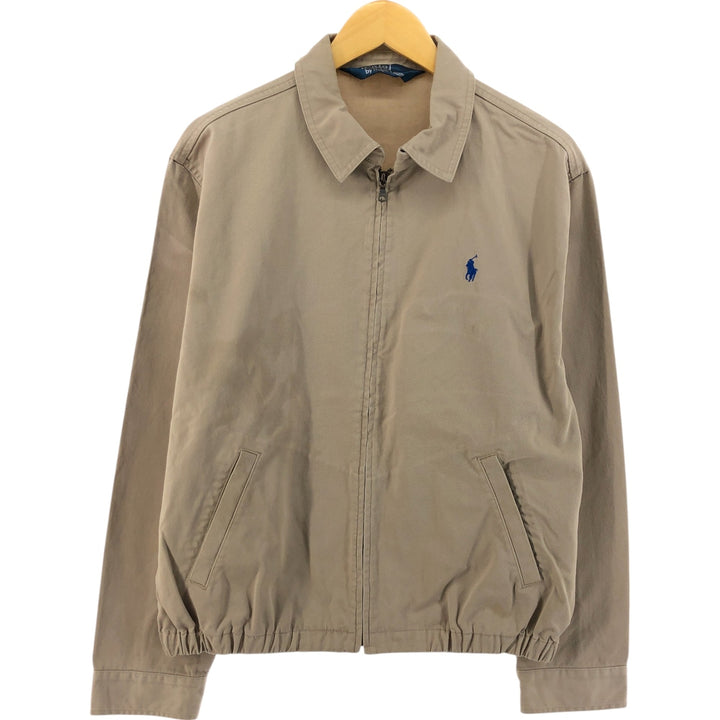 Ralph Lauren POLO by Ralph Lauren Swing Top Sports Jacket Men's L size cotton Beige type Vintage Second Hand