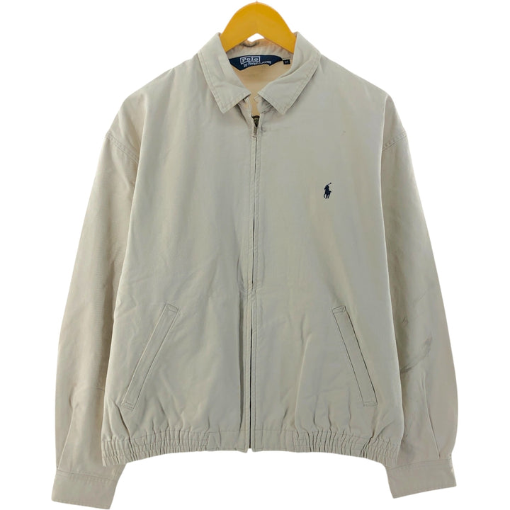 Ralph Lauren POLO by Ralph Lauren Swing Top Sports Jacket Men's M cotton ivory Vintage Second Hand