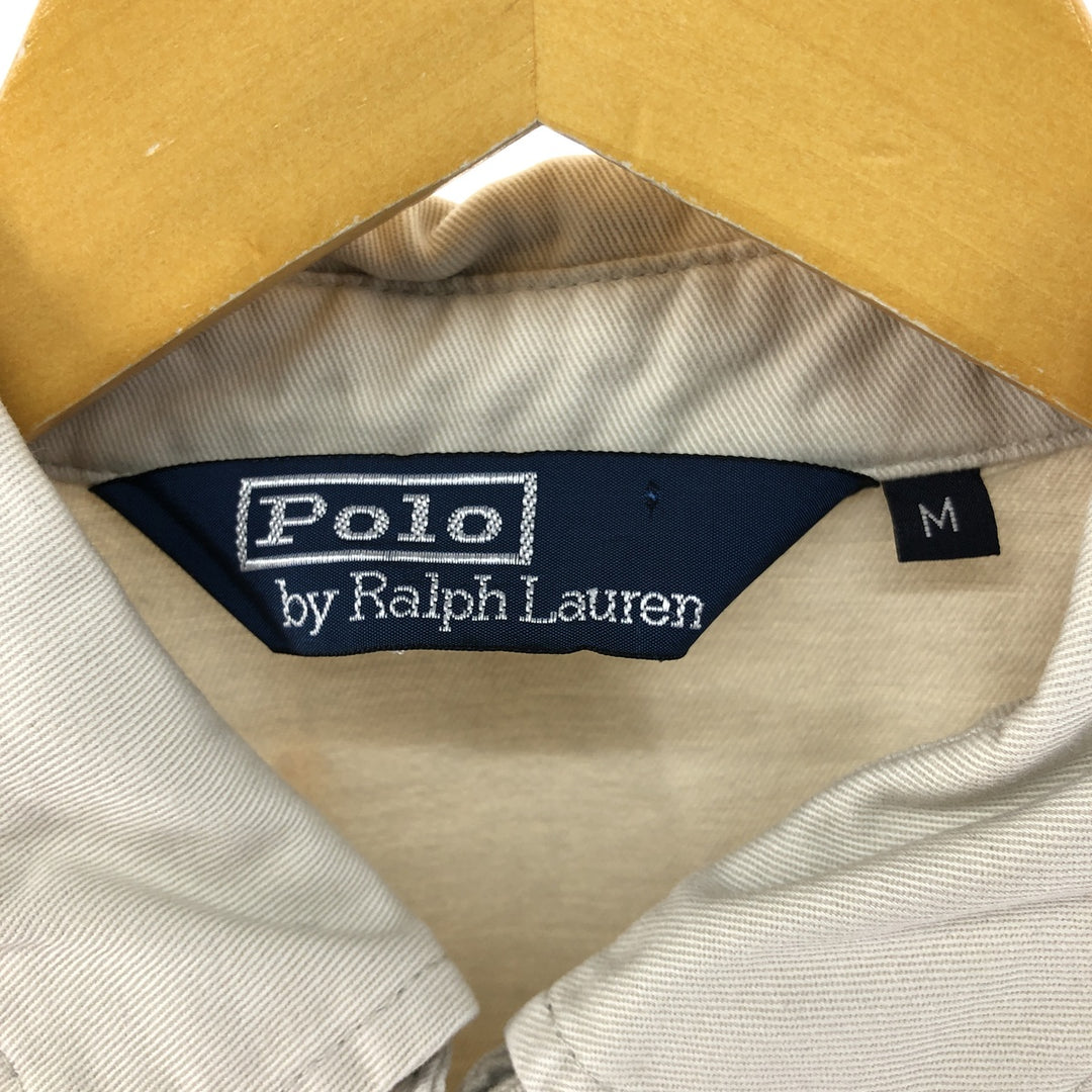 Ralph Lauren POLO by Ralph Lauren Swing Top Sports Jacket Men's M cotton ivory Vintage Second Hand