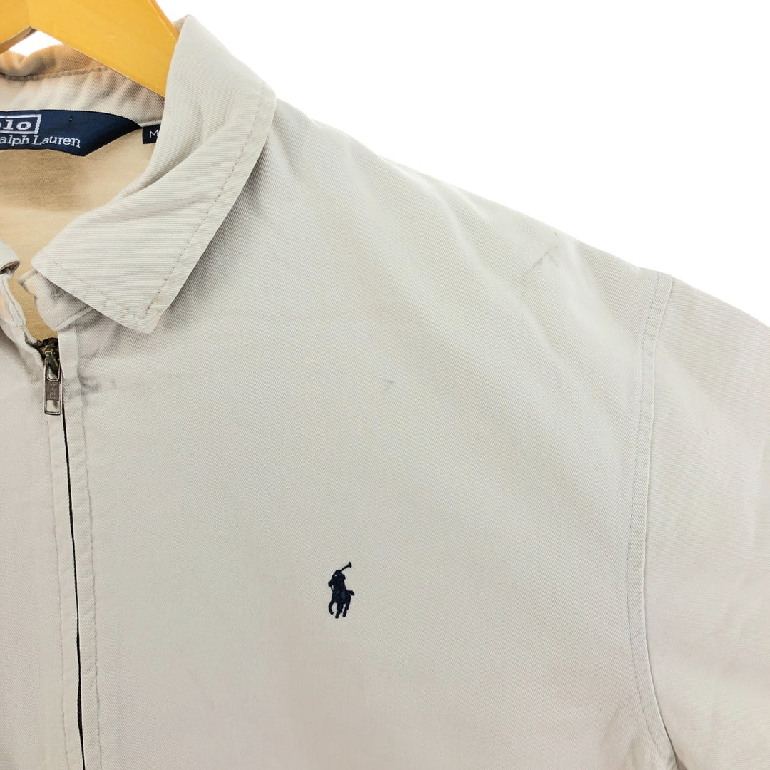 Ralph Lauren POLO by Ralph Lauren Swing Top Sports Jacket Men's M cotton ivory Vintage Second Hand