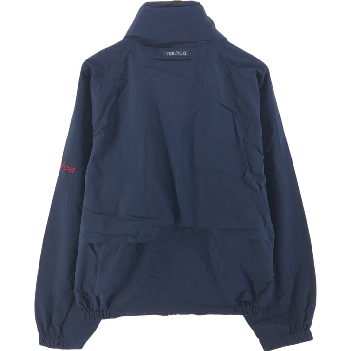 90'S NAUTICA sailing jacket, men's XL size Nylon navy blue type Vintage Second Hand