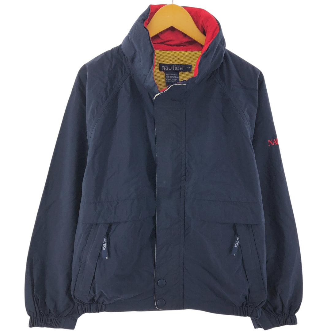 90'S NAUTICA sailing jacket, men's size M Nylon navy blue type Vintage Second Hand