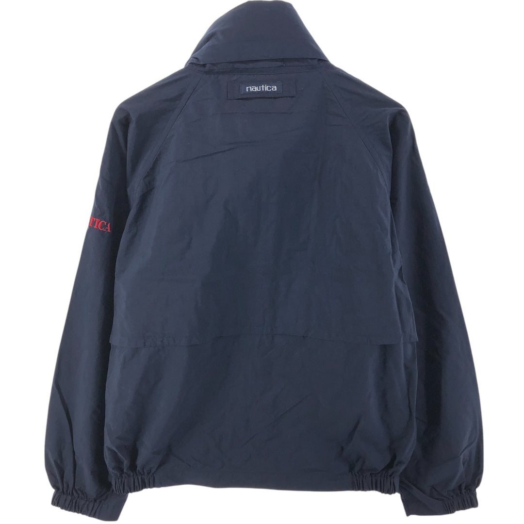 90'S NAUTICA sailing jacket, men's size M Nylon navy blue type Vintage Second Hand