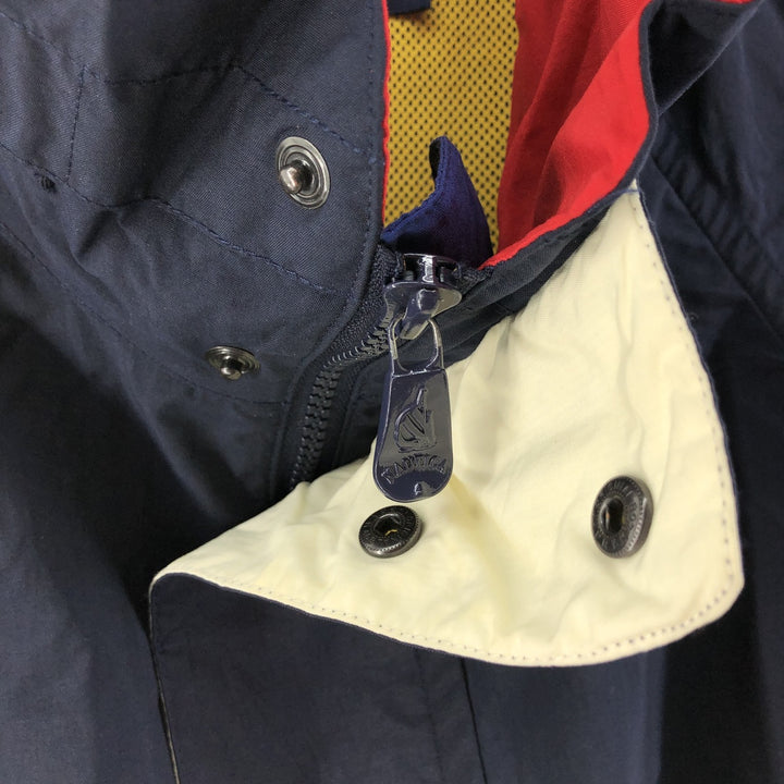 90'S NAUTICA sailing jacket, men's size M Nylon navy blue type Vintage Second Hand