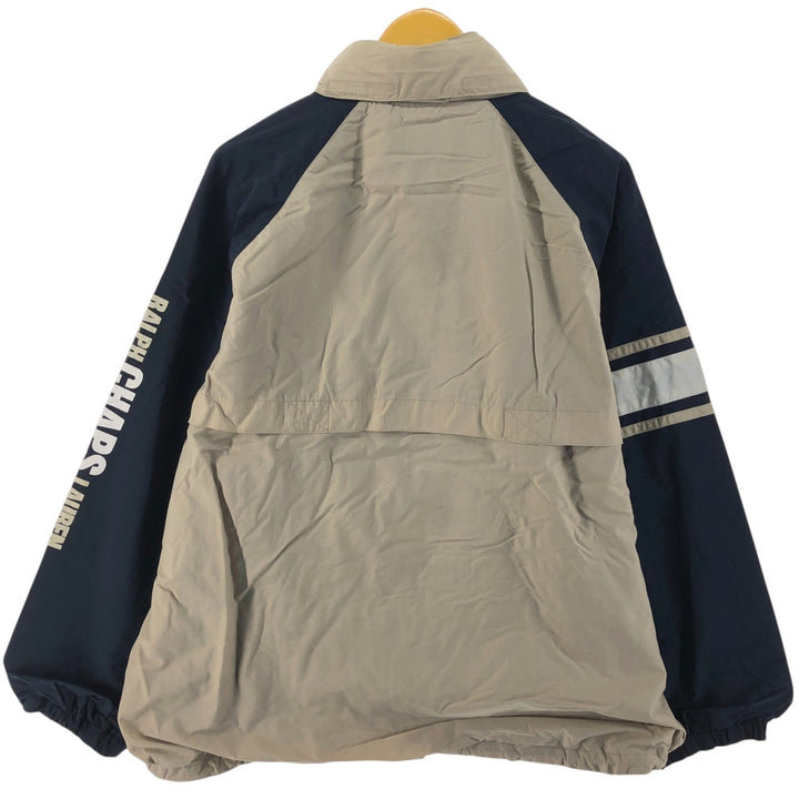 90'S Ralph Lauren CHAPS Windbreaker Men's Size L polyester Beige type Vintage Second Hand