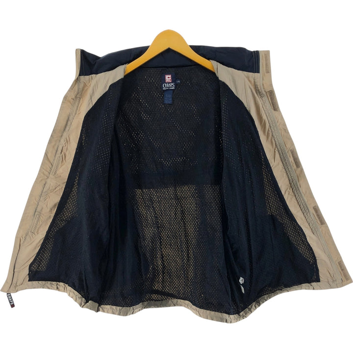 90'S Ralph Lauren CHAPS Windbreaker Men's Size L polyester Beige type Vintage Second Hand