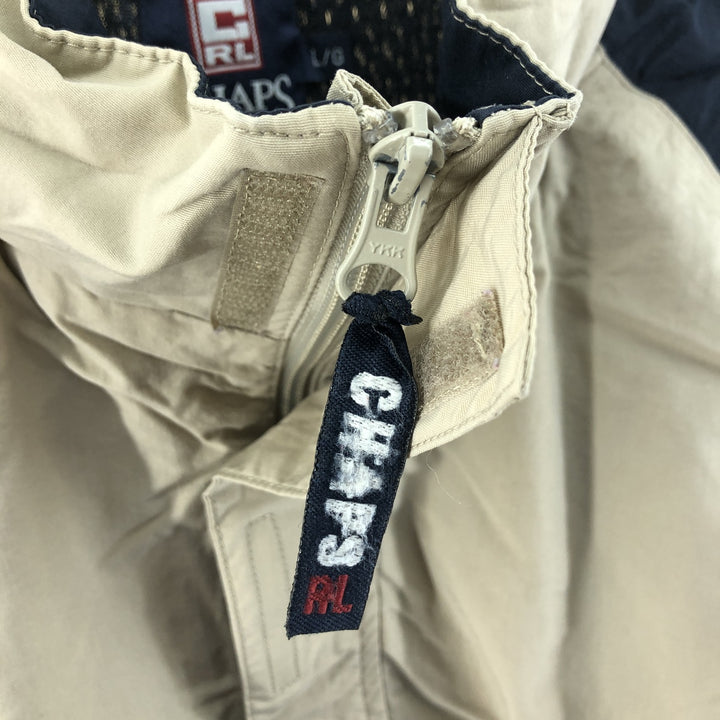 90'S Ralph Lauren CHAPS Windbreaker Men's Size L polyester Beige type Vintage Second Hand