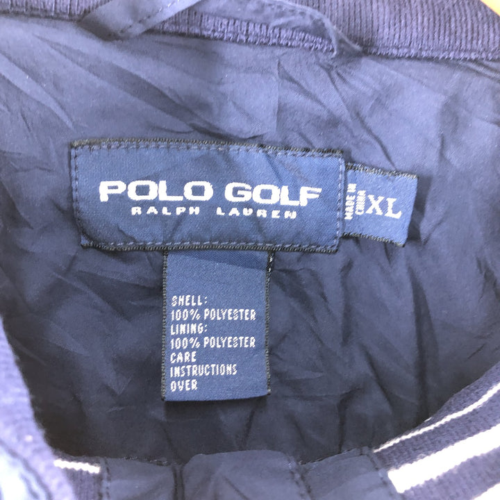 Ralph Lauren POLO GOLF Windbreaker Men's XL polyester navy blue type Vintage Second Hand