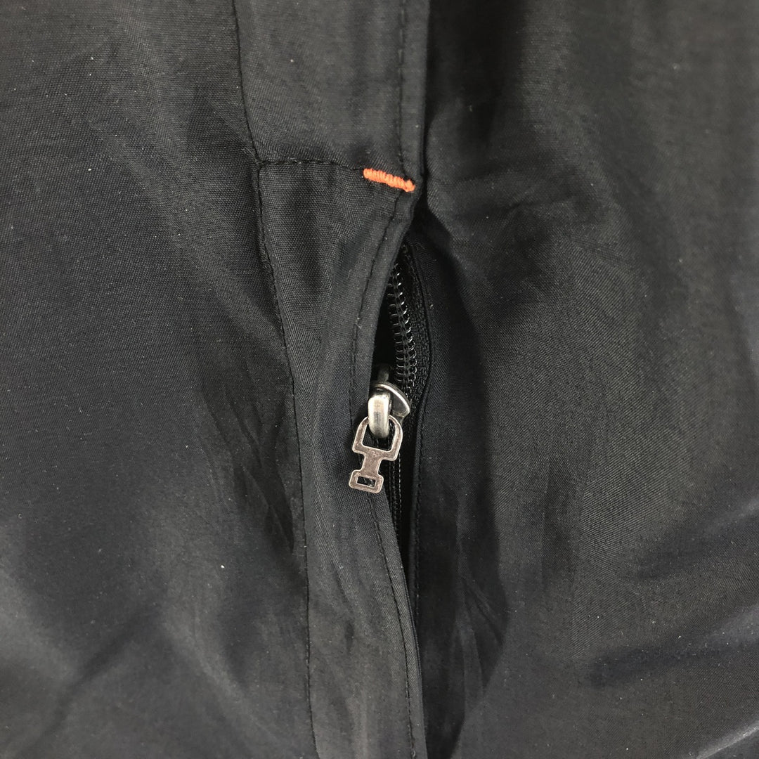Harley-Davidson Racing Jacket, Men's M size Nylon black type Vintage Second Hand