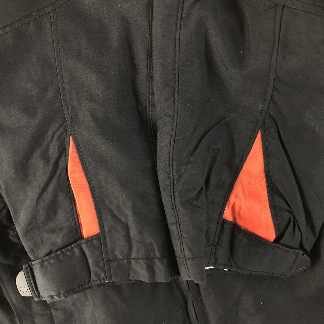 Harley-Davidson Racing Jacket, Men's M size Nylon black type Vintage Second Hand