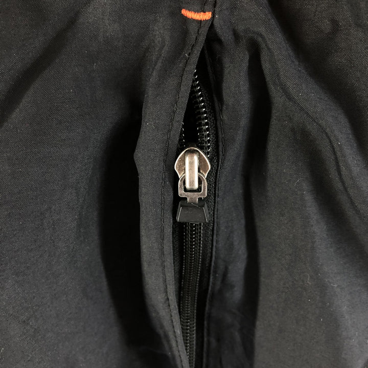 Harley-Davidson Racing Jacket, Men's M size Nylon black type Vintage Second Hand