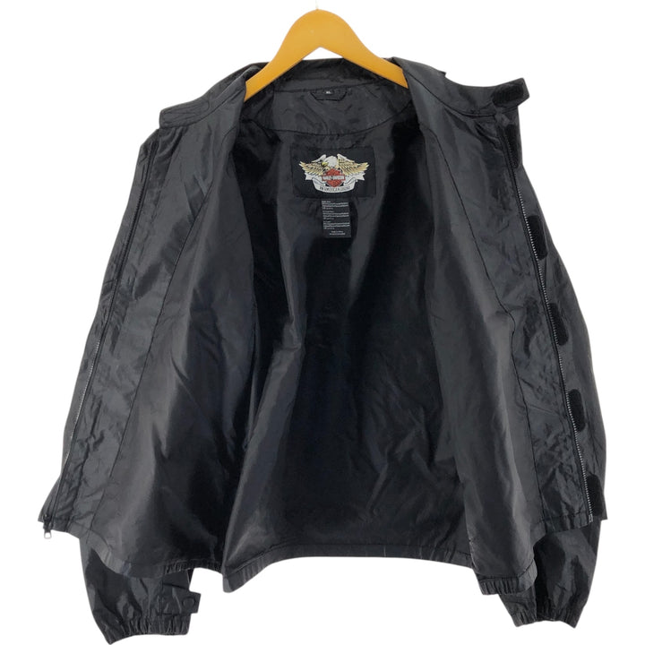 Harley-Davidson Men's Windbreaker (XL) polyester black type Vintage Second Hand