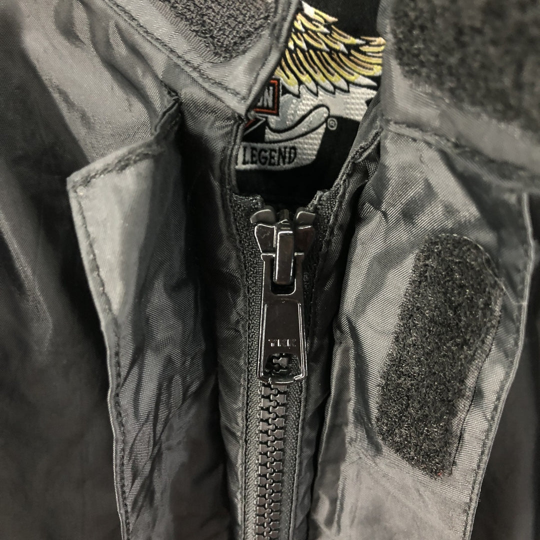 Harley-Davidson Men's Windbreaker (XL) polyester black type Vintage Second Hand