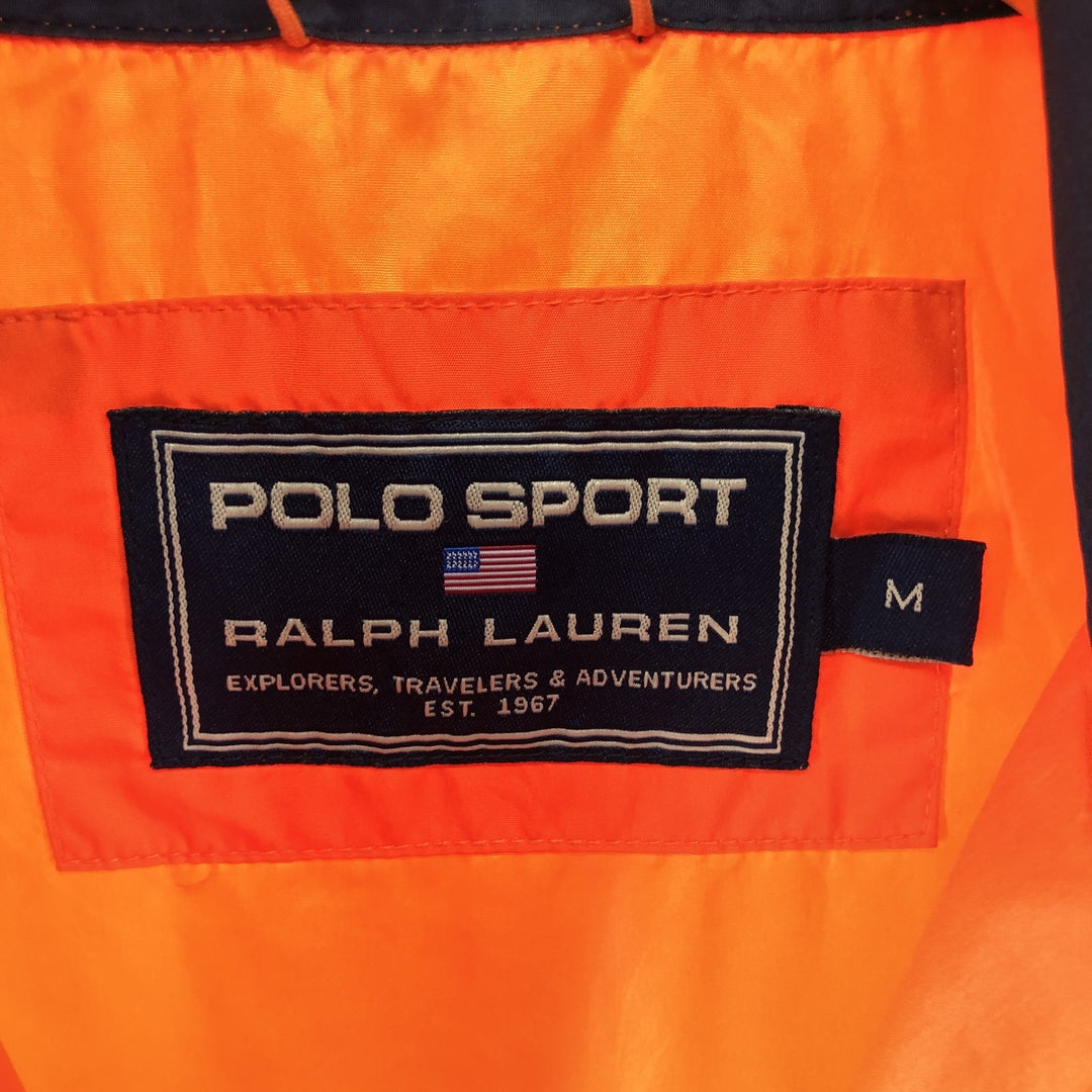 Ralph Lauren POLO SPORT 2WAY Windbreaker Men's M size polyester orange type Vintage Second Hand