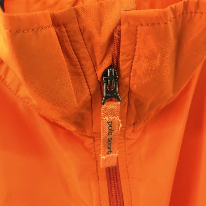 Ralph Lauren POLO SPORT 2WAY Windbreaker Men's M size polyester orange type Vintage Second Hand