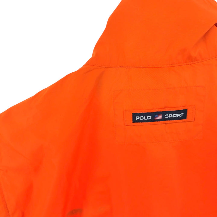 Ralph Lauren POLO SPORT 2WAY Windbreaker Men's M size polyester orange type Vintage Second Hand