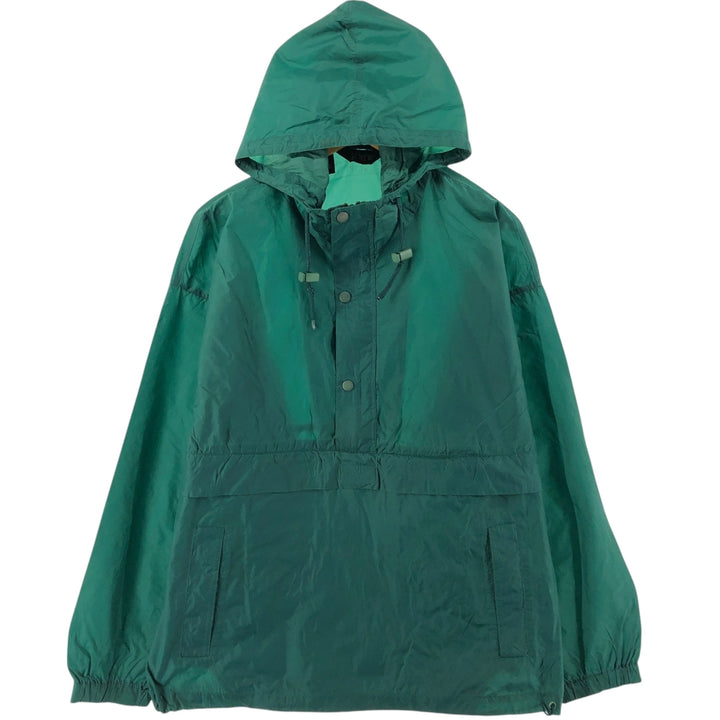 90'S J.Crew Anorak Parka, Men's, Size S, Vintage Nylon green type Vintage Second Hand
