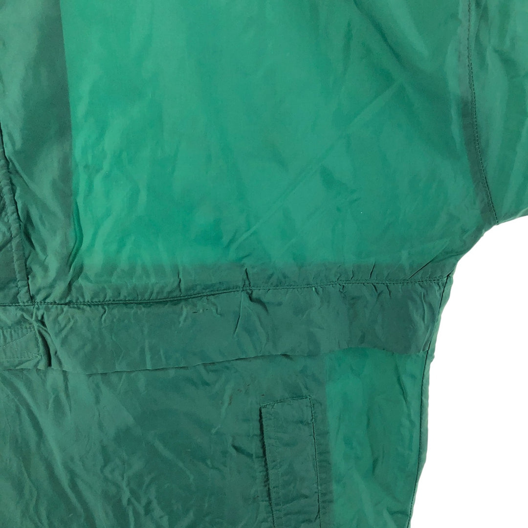 90'S J.Crew Anorak Parka, Men's, Size S, Vintage Nylon green type Vintage Second Hand