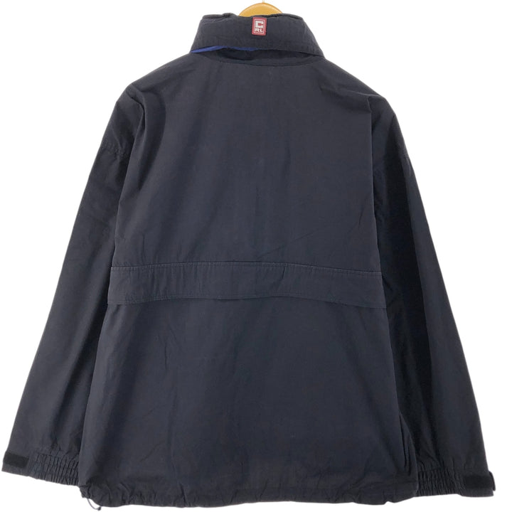 90'S Ralph Lauren CHAPS Anorak Jacket Men's L size Vintage polyester black type Vintage Second Hand